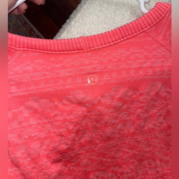 COPY - Lululemon Rest Less Pullover in Electric Coral Size 10 - Picture 6 of 6